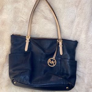 Michael Kors Tote (Navy Blue)